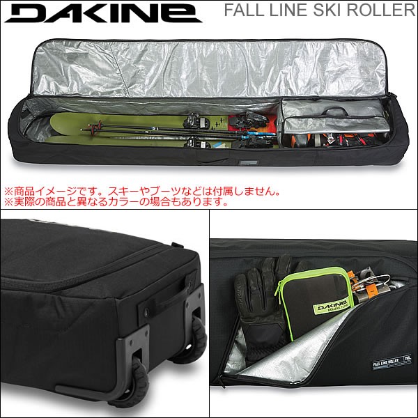 DAKINE（ダカイン） スキーケース FALL LINE SKI ROLLER 175cm Black