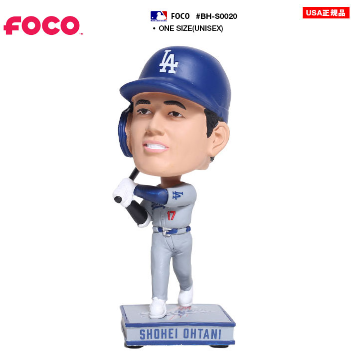 MLB FOCO ドジャース 公式 大谷翔平 フィギュア バブルヘッド 人形