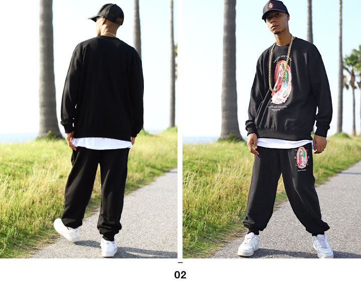 ACEFLAG（エースフラッグ） スウェットパンツ 裏パイル 大きいサイズ