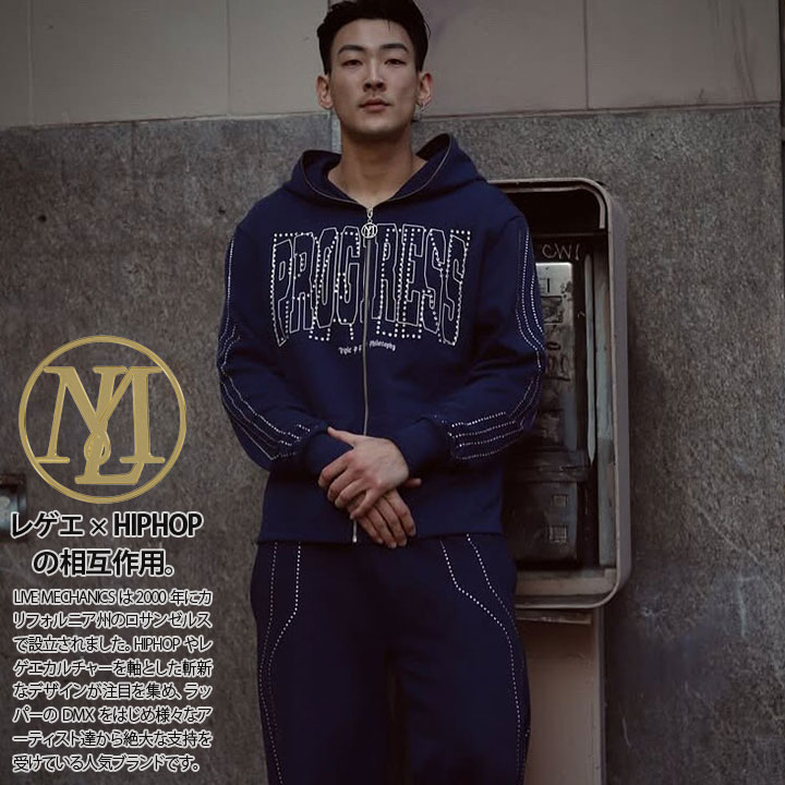 LIVE MECHANICS 上下セット 長袖 ブランド 大きいサイズ ライブ