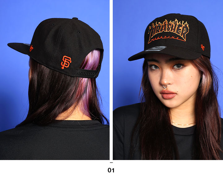 47（フォーティーセブン） 47 THRASHER キャップ サンフランシスコ