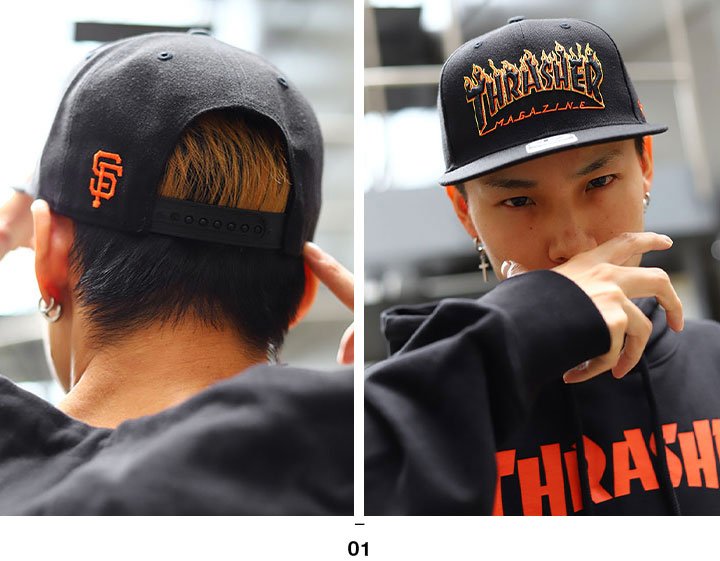 47（フォーティーセブン） 47 THRASHER キャップ サンフランシスコ