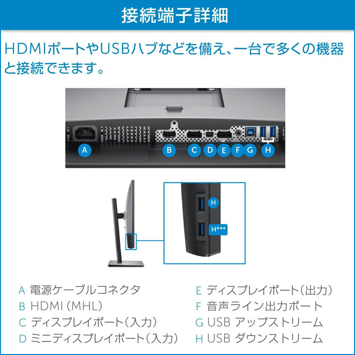 DELL（デル） DELL 27インチ 液晶モニター U2717D 非光沢IPSパネル