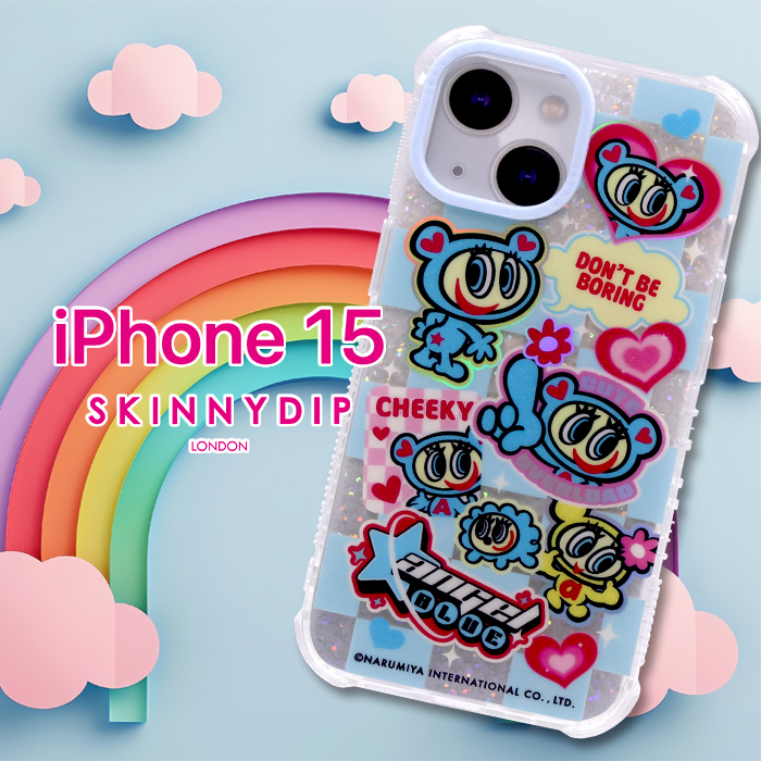 iPhone15 ケース エンジェルブルー かわいい アイフォン15 カバー