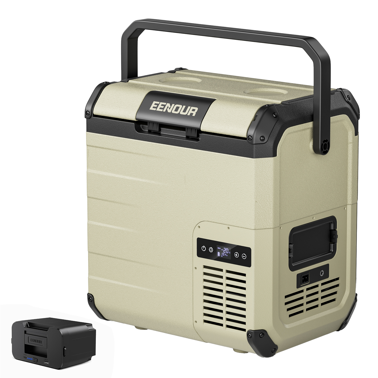 ポータブル冷蔵庫（色：ベージュ系）｜冷蔵庫、冷凍庫｜キッチン家電