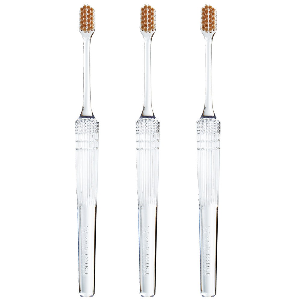 ホワイトエッセンス 歯ブラシ シャイニスト 3本セット フッ素 ビタミン