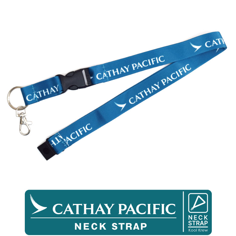 Kool Krew キャセイパシフィック 航空 ネックストラップ ナスカン付き