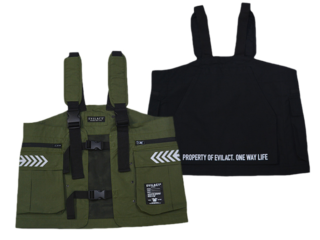 全2色【EVILACT/イーブルアクト】2025SS「Tactical Vest/タクティカル