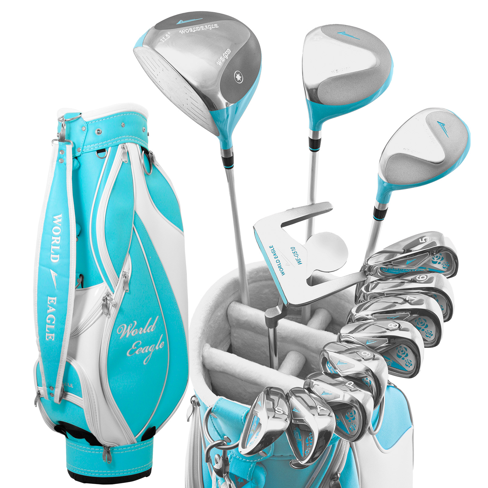 WORLD EAGLE ゴルフクラブセット ワールドイーグル レディース WE-G510