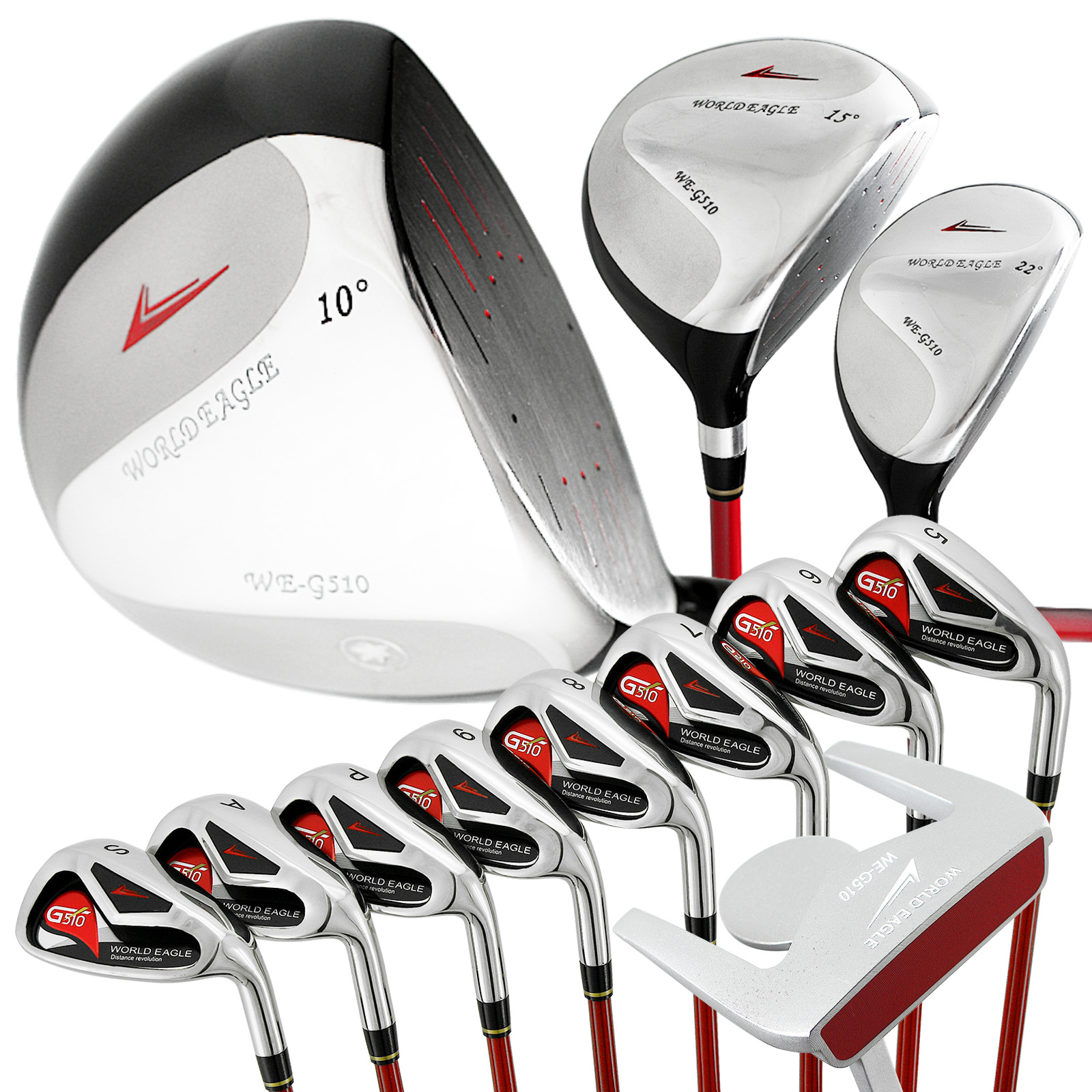 WORLD EAGLE ゴルフクラブセット ワールドイーグル メンズ WE-G510 15
