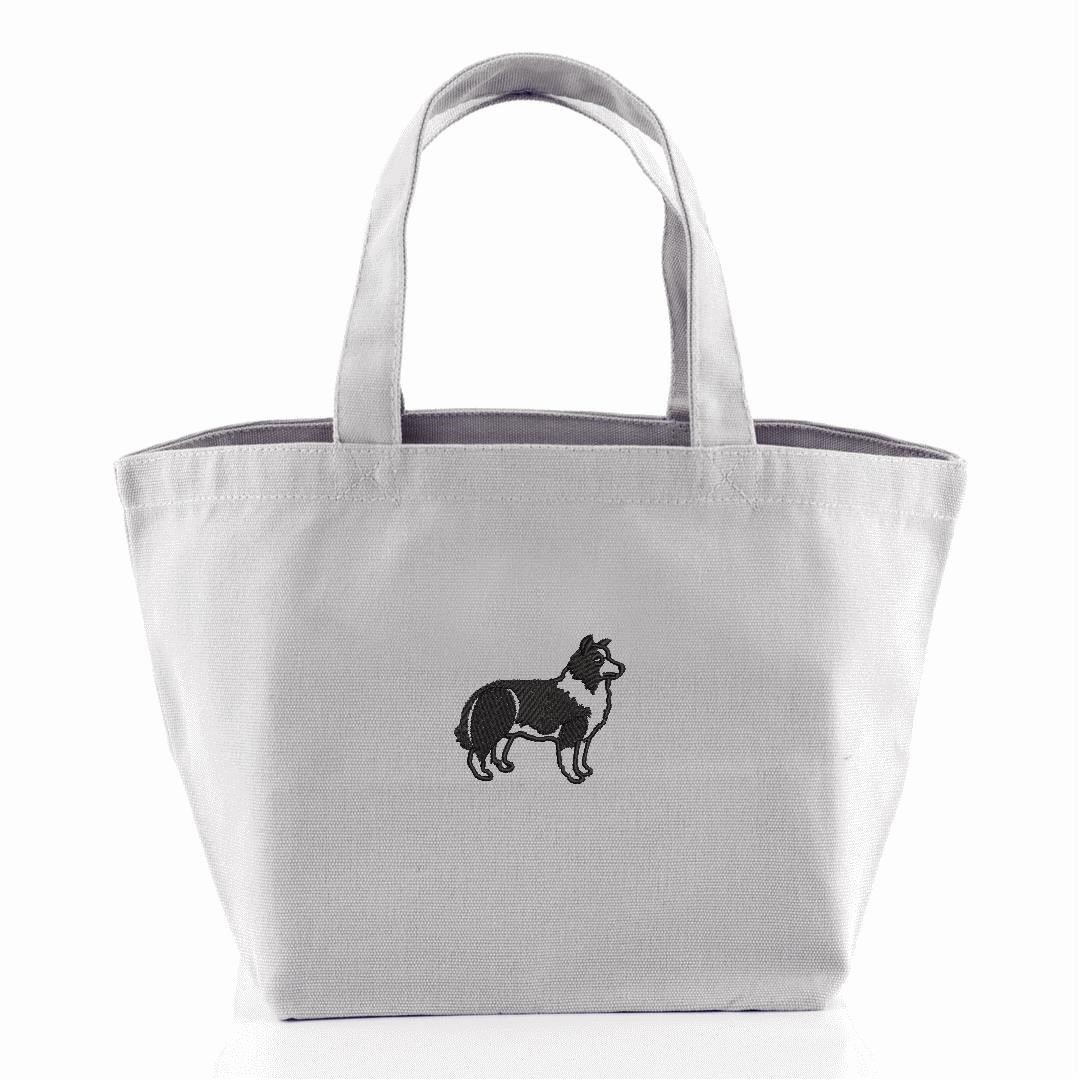 シベリアンハスキー 刺繍 バッグ ミニトートバッグ トートバッグ