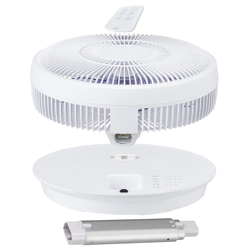 ユアサプライムス リビング扇風機 YT-D3493EFR(W) DCモーター 7枚羽根