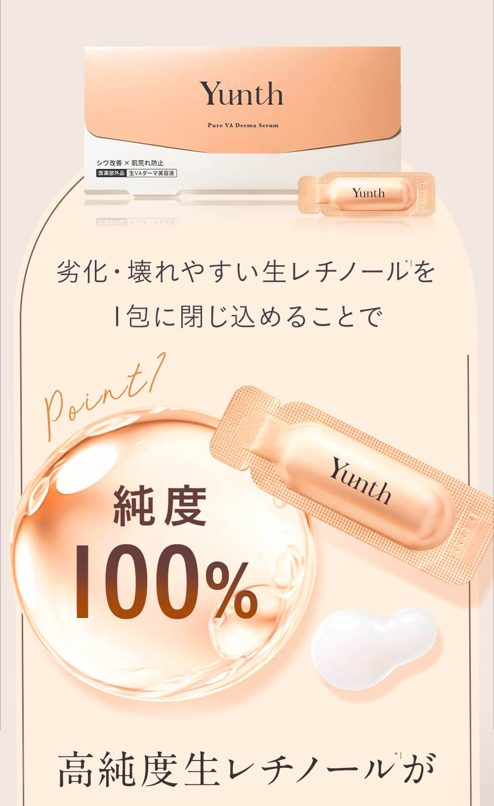 Yunth（ユンス） 美容液 レチノール 28包 爆買 : Yunth Store Yahoo!店