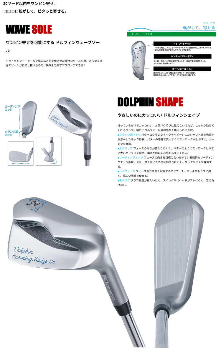 キャスコ ドルフィン DRW-119 DPW-119 DFW-119 ランニング ピッチ