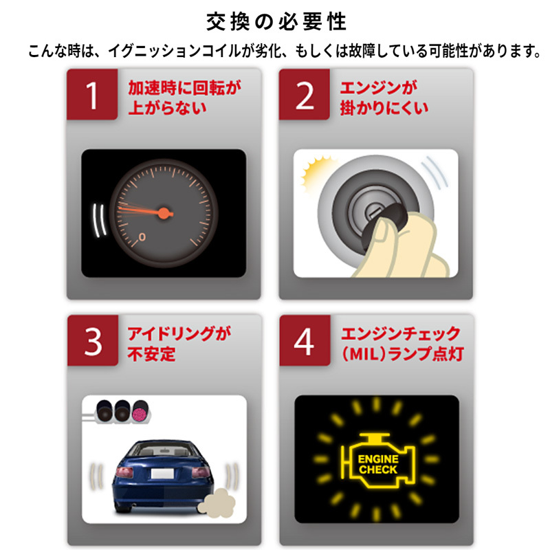 Z PA1 イグニッションコイル 3本 NGK 正規品 点火 日本特殊陶業 U5160