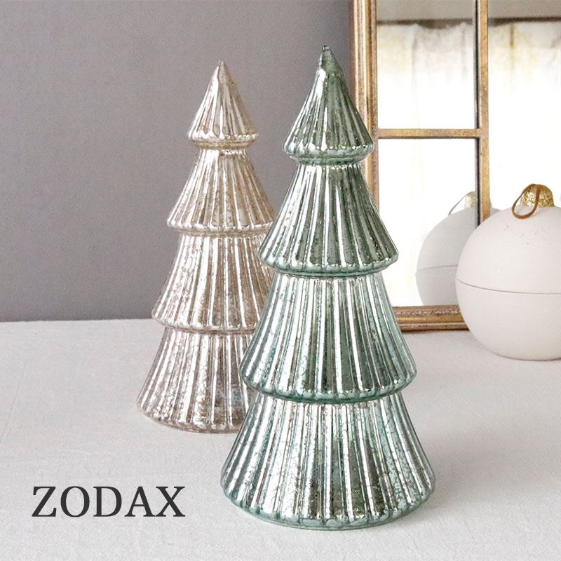 クリスマスツリー LED 置物 オブジェ おしゃれ アンティーク ガラス