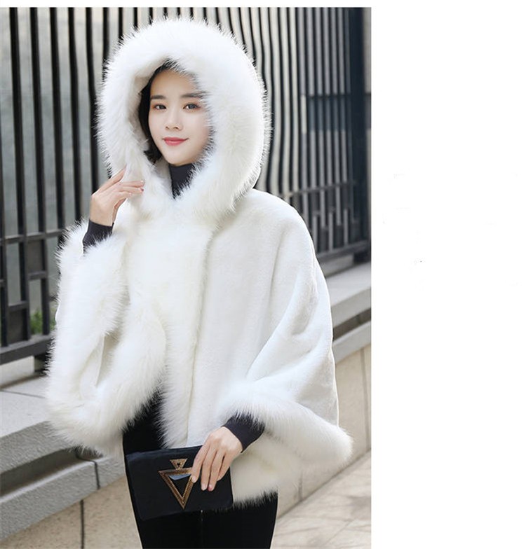 ポンチョコート レディース コート ファーポンチョ マント ケープ 毛皮