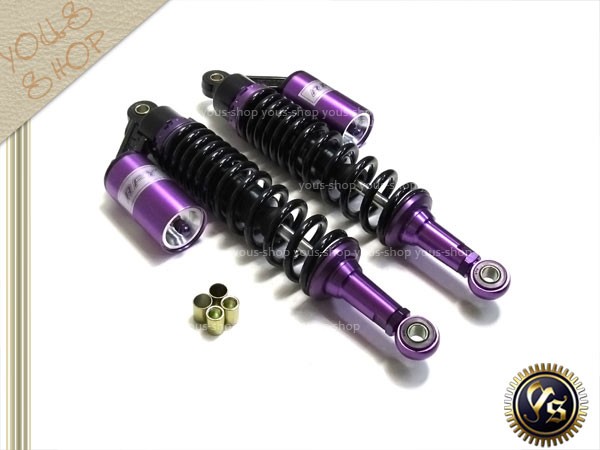 ゼファーχ ZRX1200 360mm リア ショック サスペンション 黒×紫 リア