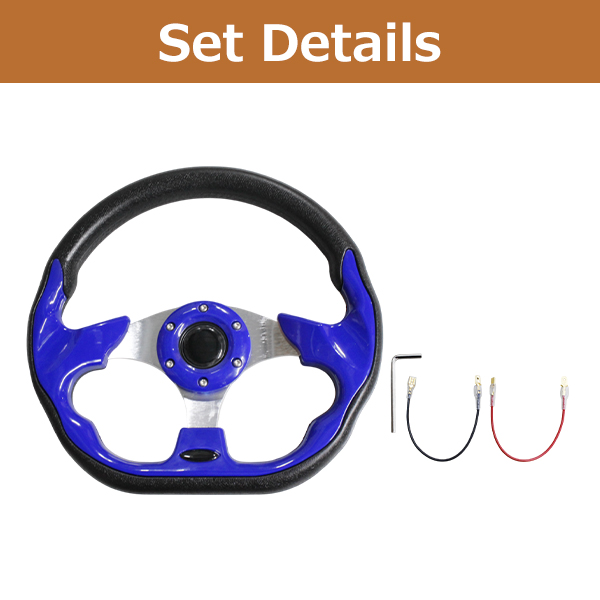 モモ形状 MOMO ステアリング ブルーステッチ 32Φ32cm GRIP ROYAL