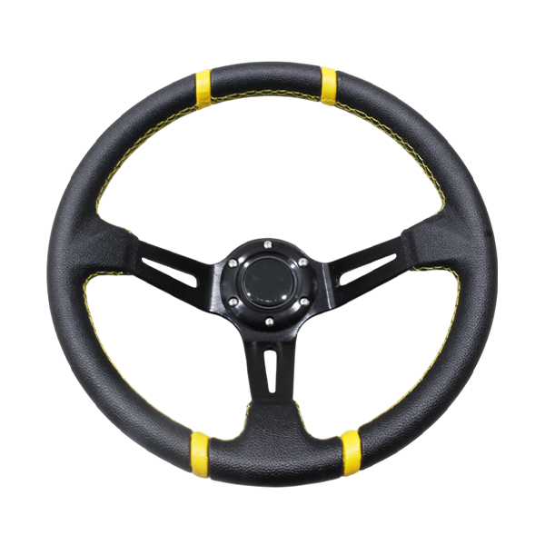 モモ形状 MOMO ディープコーン 競技用 ステアリング 35Φ35cm スタンス