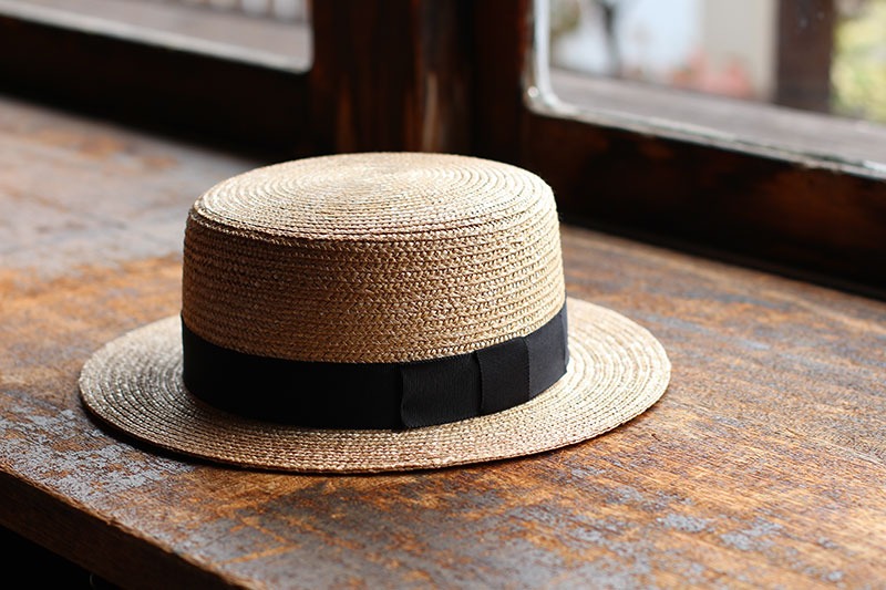 田中帽子店 Marin/h （マラン・オム） 麦わら カンカン帽 58.5cm 61cm