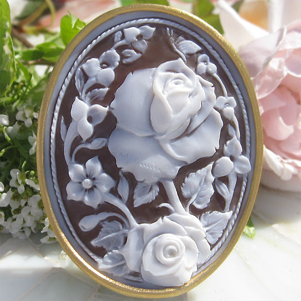 薔薇とお花のシェルカメオ・カタログ カメオ専門店 千年ジュエリー