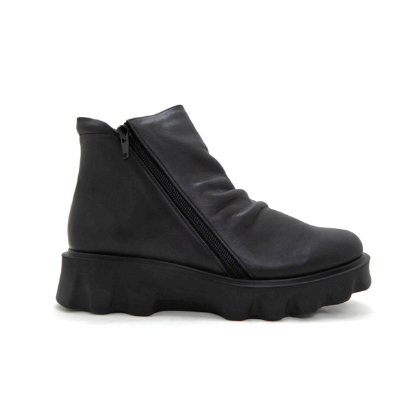 FIZZ REEN（フィズリーン） ショート ブーツ 本革 レディース 幅広 4E