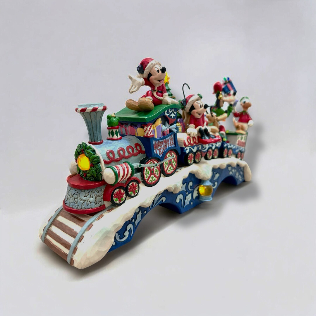 Mickey and Friends Christmas Train LED Musical ミッキー アンド