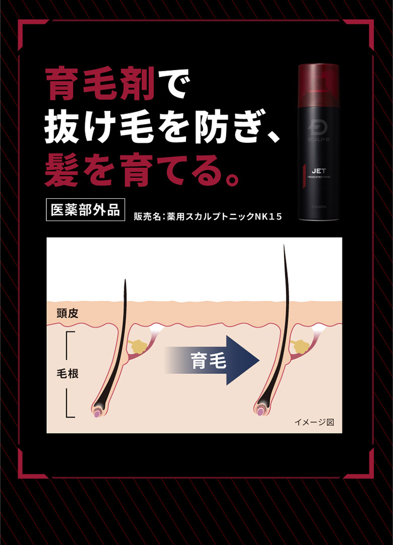 スカルプD 定期購入 薬用育毛スカルプトニック あんふぁー育毛