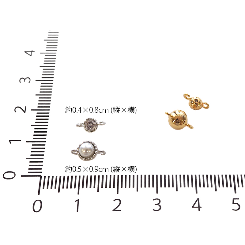 BLAZE 両カン アクセサリーパーツ パール ビジュー 商用利用可