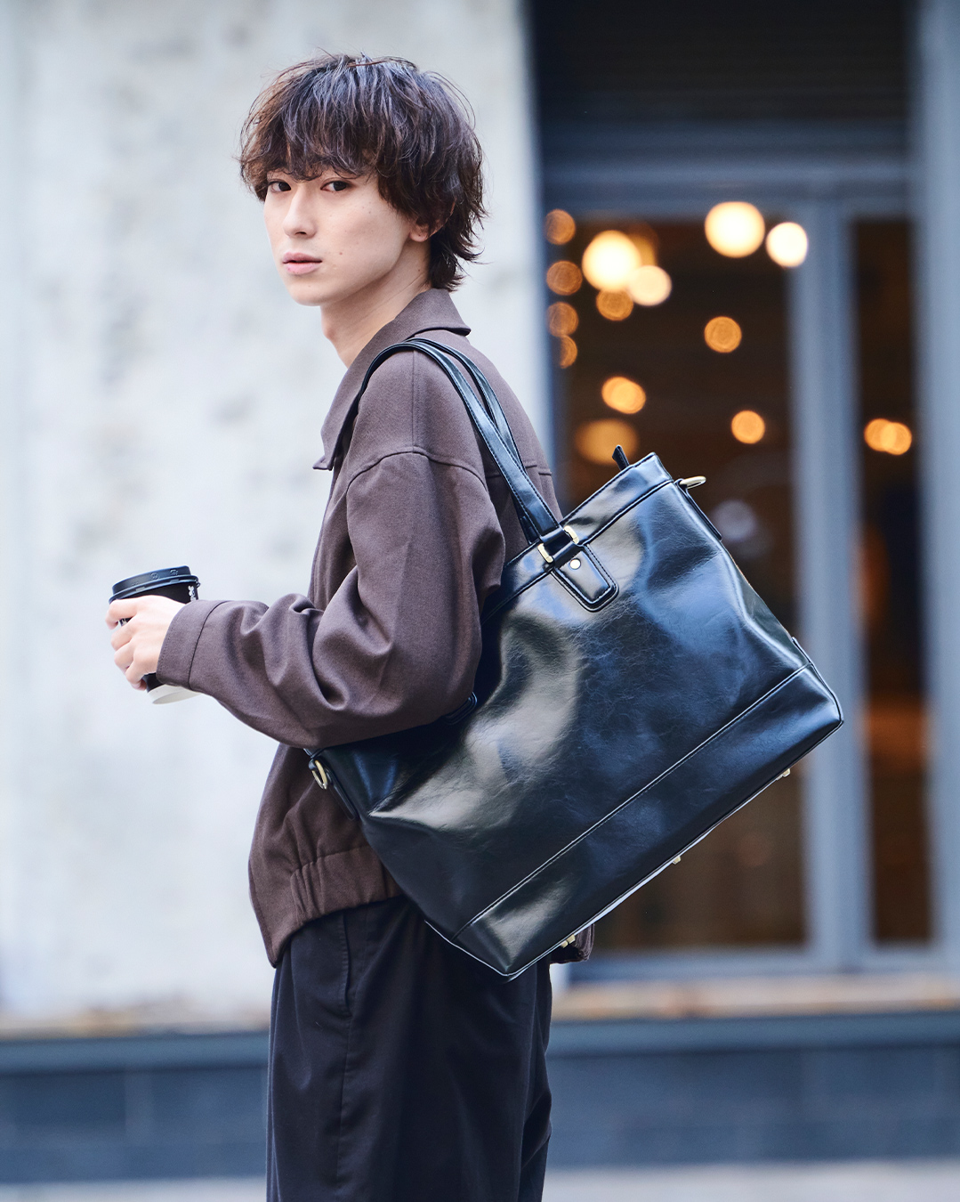 ゴールドメン（GOLDMEN） トートバッグ ビジネスバッグ A4 自立