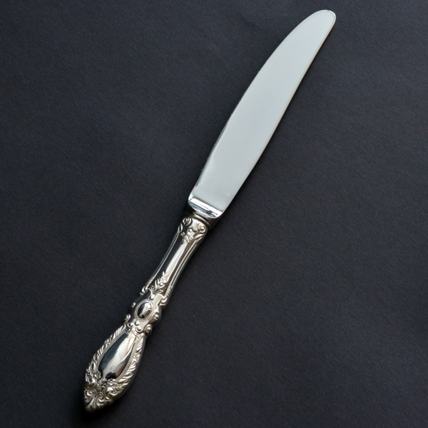 銀製 キングリチャード デザートナイフ ( 退職祝い 定年 セット ティー