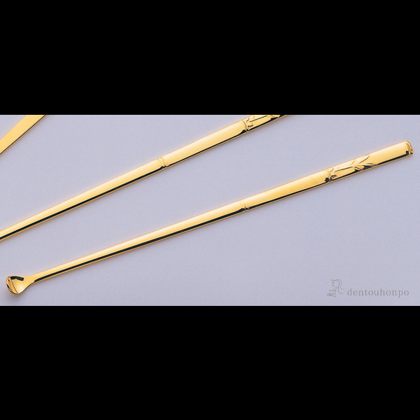 K18 耳かき 竹 ( 匠 高級 耳掻き お土産 ブランド 東京銀器（金工芸