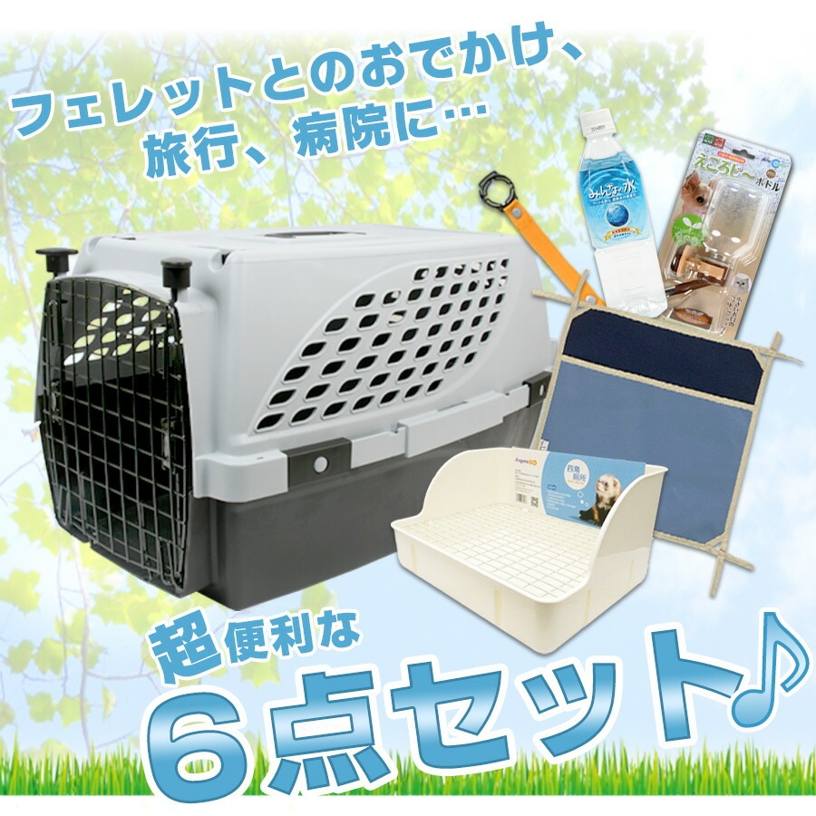 フェレット お出掛け セット商品 おでかけセットB ハードキャリー