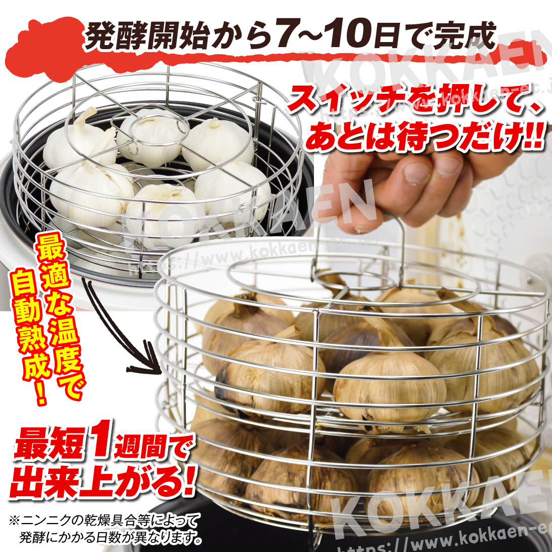 黒にんにく発酵器 黒にんにく製造機 1個 黒にんにくメーカー 自動