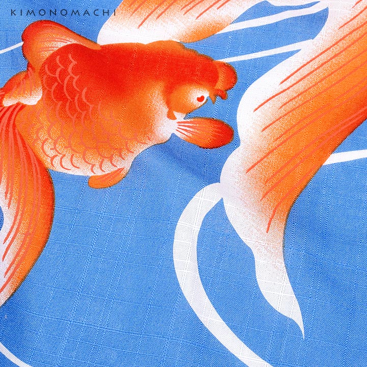 浴衣福袋「夏色美人No.05：赤色金魚」変わり織り綿浴衣 KIMONOMACHI