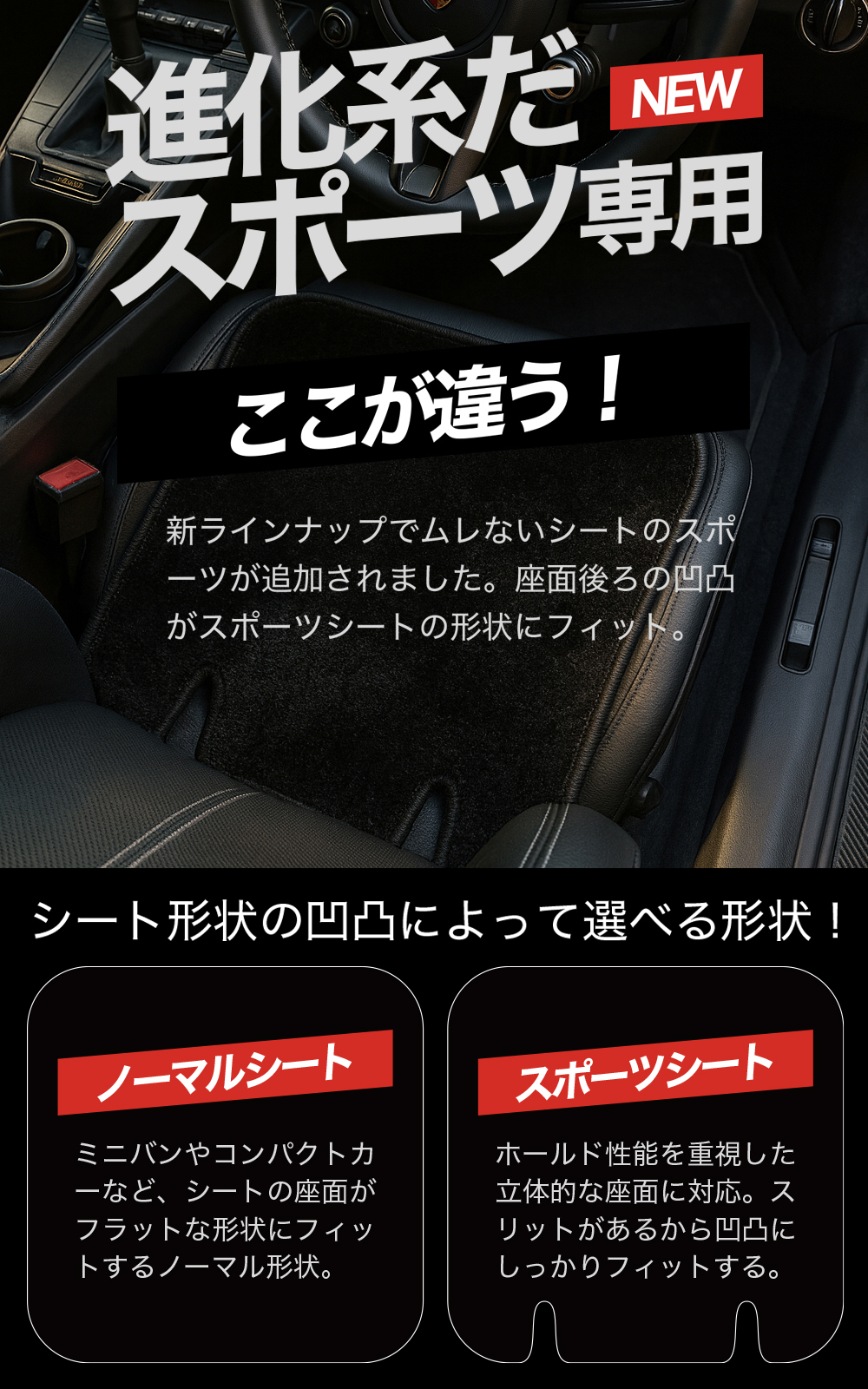 お得2枚セット 車 シートクッション 新型 ジムニー JB64系 シエラ JB74