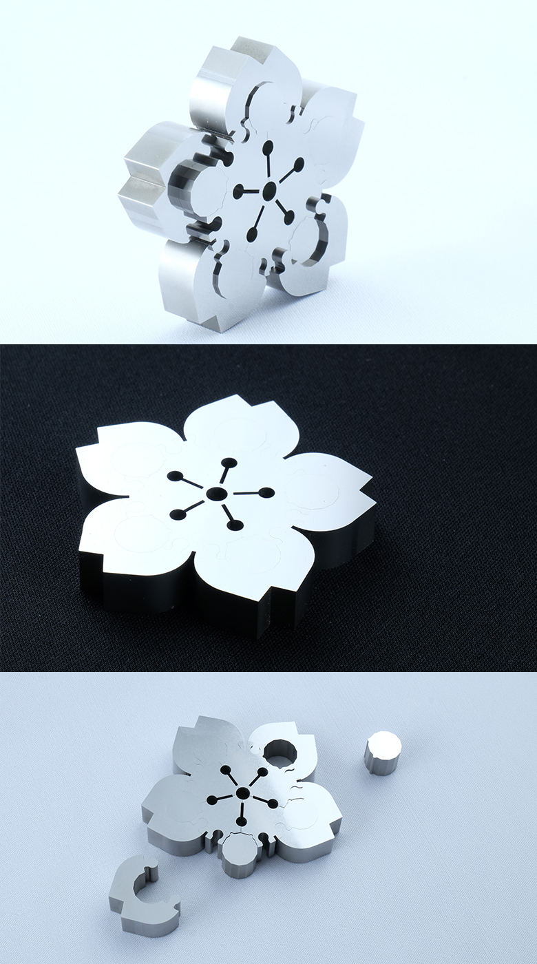 桜ジレル ZIREL ジレル パズル ジグソーパズル ステンレス 鏡面加工 15