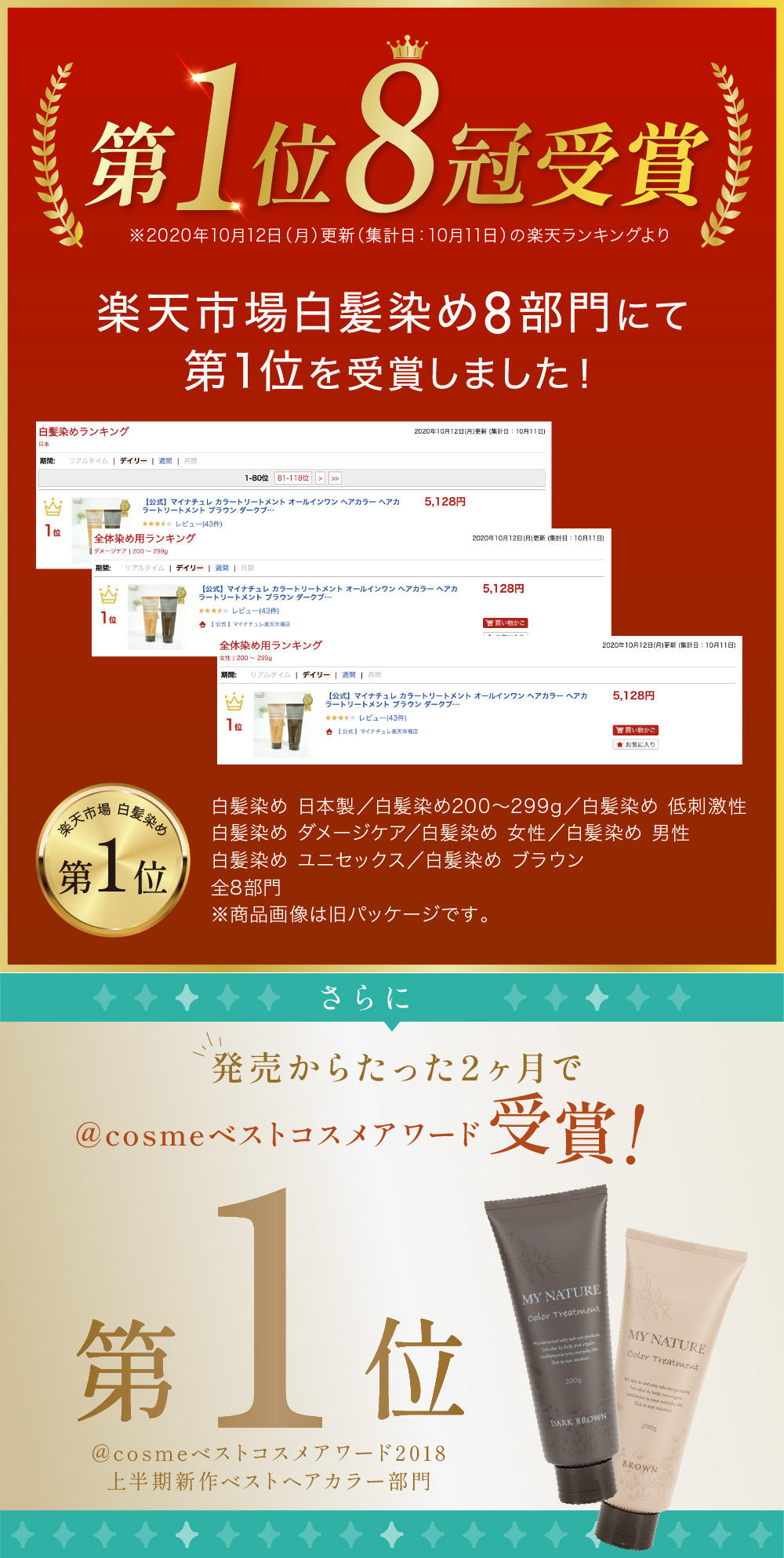 マイナチュレ カラートリートメント 白髪 白髪染め 女性用 レディース