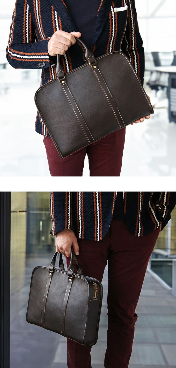 PORCO ROSSO（ポルコロッソ） ビジネスバッグ 本革 メンズ レディース