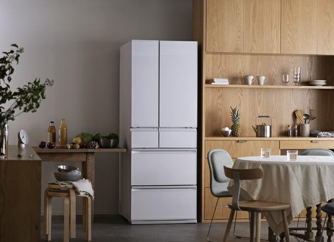 東京ゼロエミ対応] 三菱電機 MR-WZ50K-W グランドリネンホワイト 495L