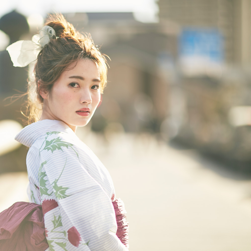 WASTセレクト 変わり織浴衣 浴衣 3点セット 大人 セット 女性 帯 下駄