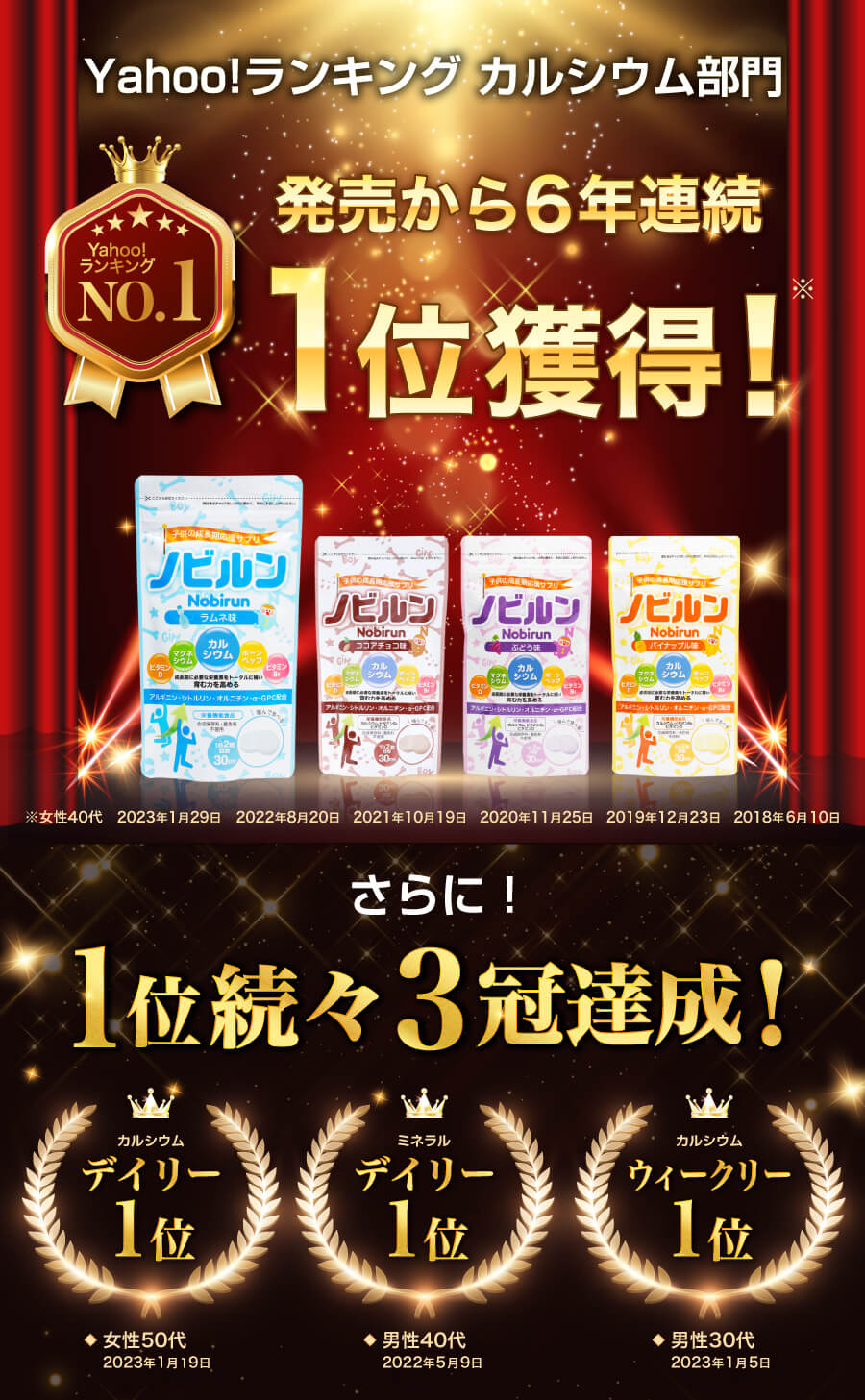 ノビルン 【LINE登録で300円OFFクーポン】ノビルン カルシウム