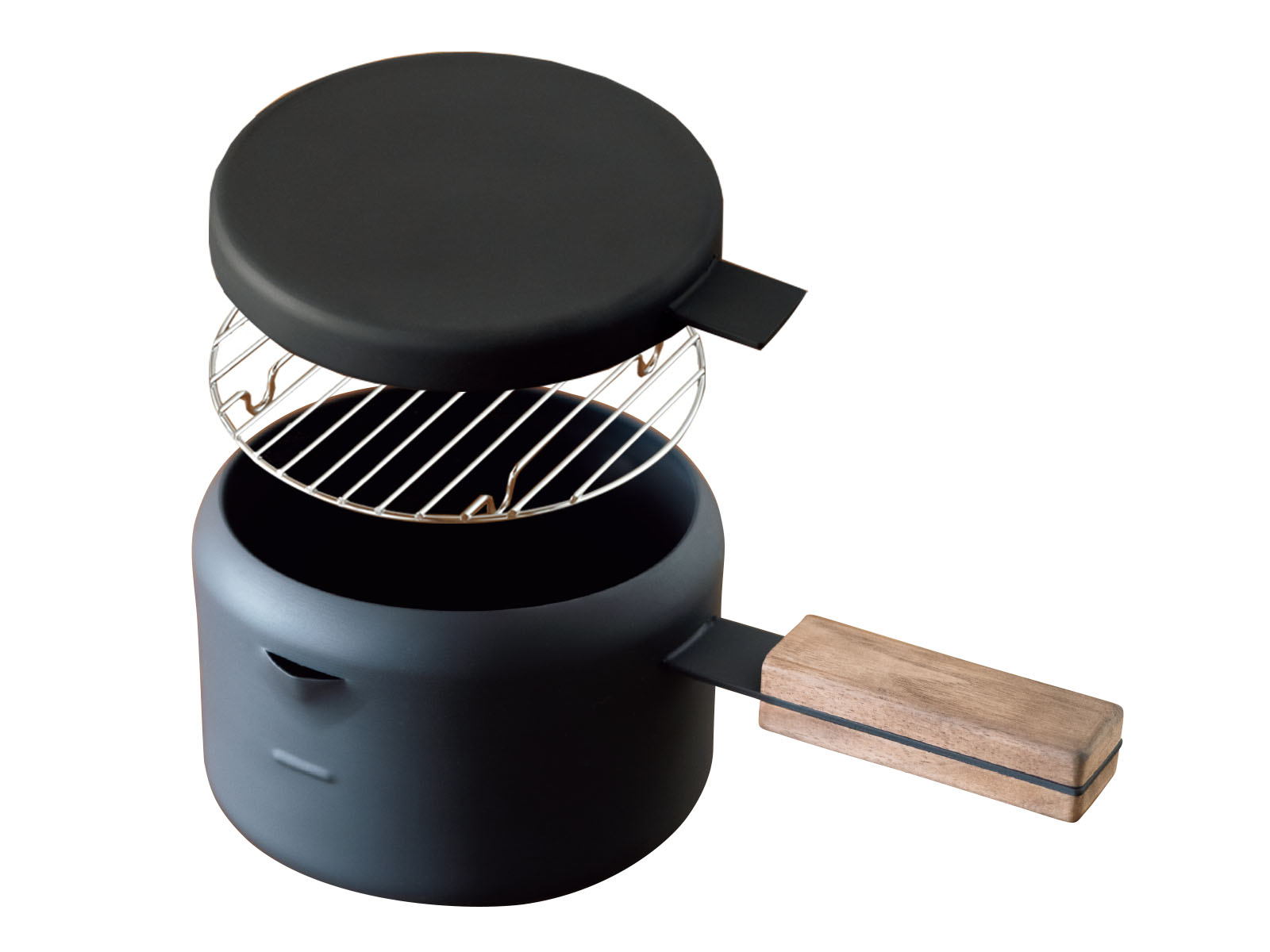 ツレヅレハナコ × オレンジページ ふたつき鉄製ミニ揚げ鍋・13cm