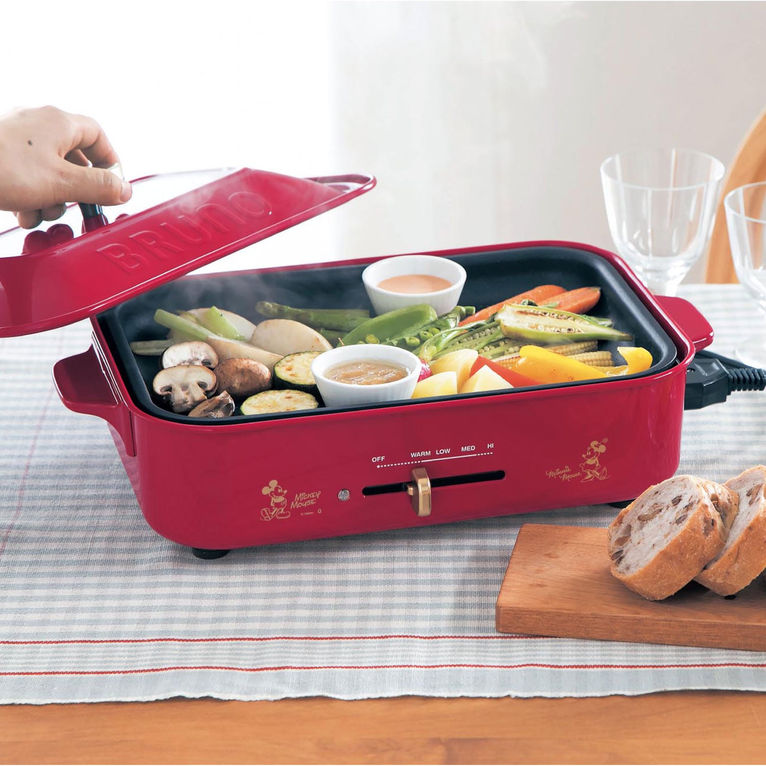 ベルメゾン ディズニー コンパクトホットプレート／BRUNO（選べる