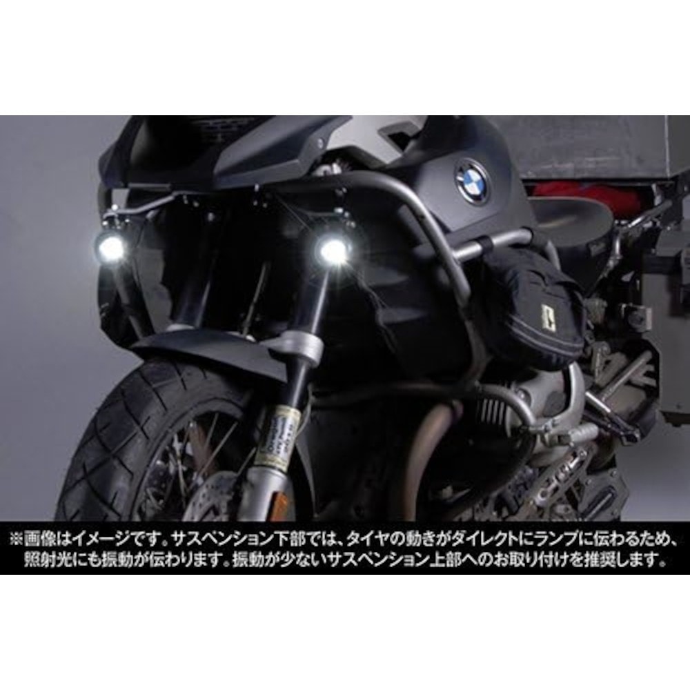 PIAA バイク用フォグランプ 1100P 6000K 径61mm プロジェクター 1個入