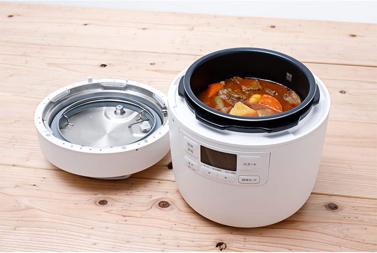 siroca シロカ 電気圧力鍋 おうちシェフ レシピ本付き SP-2DF231(W
