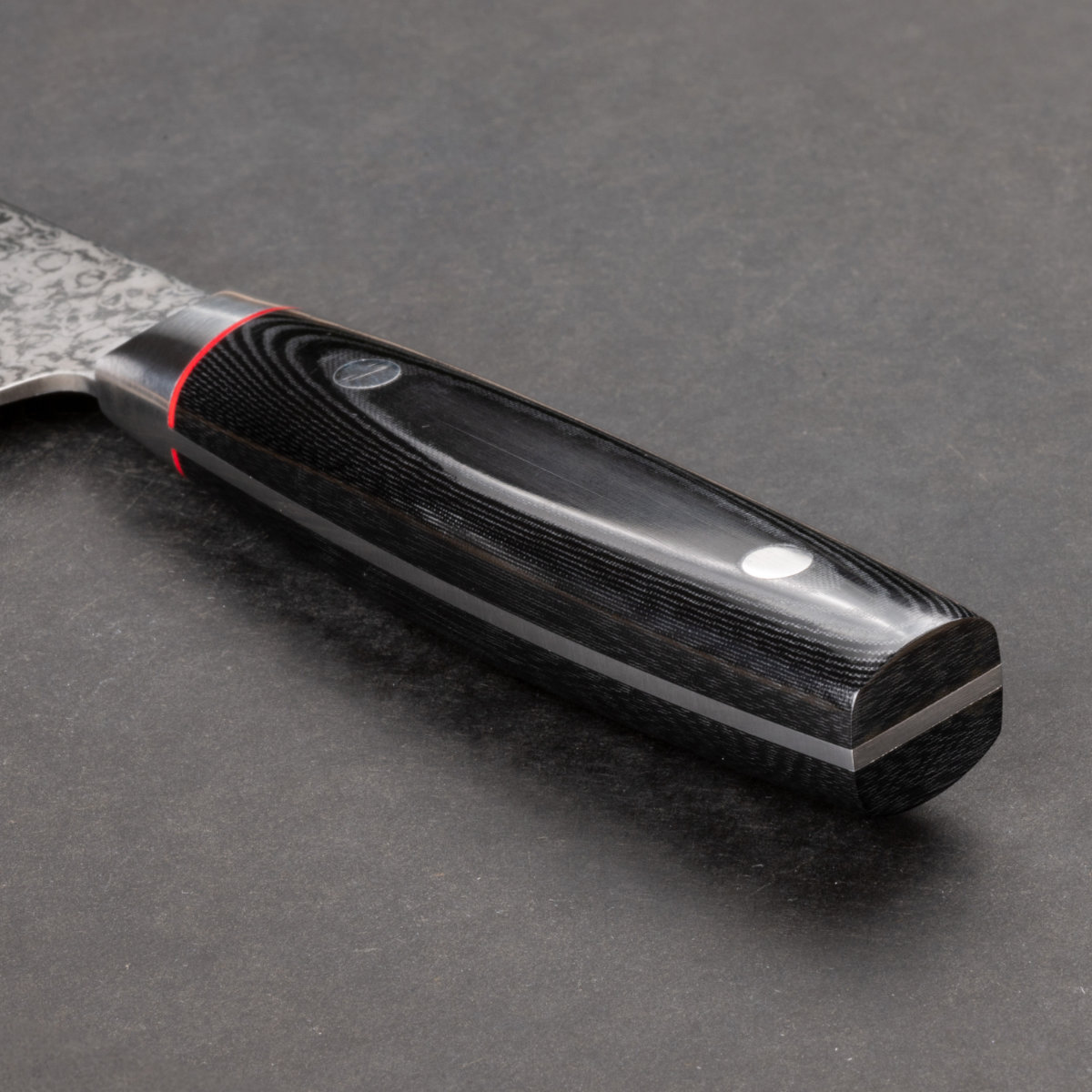 牛刀 20cm 九間丁 ダマスカス鋼割込 黒マイカルタ 堺刀司 日本製