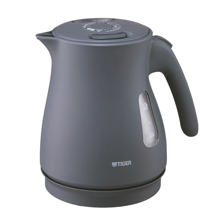 タイガー 蒸気レス 電気ケトル QUICK & SAFF+ 1.0L スピードふっ騰