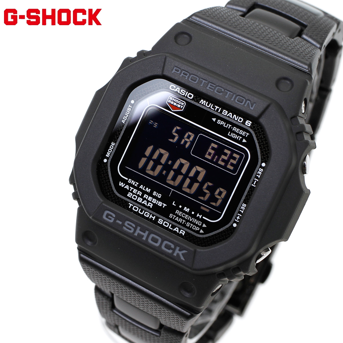G-SHOCK 電波 ソーラー 電波時計 カシオ Gショック CASIO デジタル